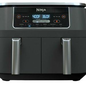 Ninja DZ201 Foodi 8 Quart 6-in-1 DualZone 2-Basket Air Fryer with 2 Independent